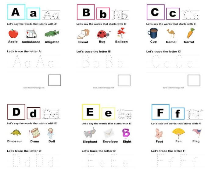 フォニックスの学習にも最適 アルファベット練習用の無料ワークシート おうち英語 親子のバイリンガル育児